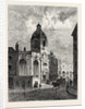 The Church of St. Benet Fink from an Old View London by Anonymous