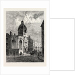 The Church of St. Benet Fink from an Old View London by Anonymous