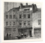 Pope's House Plough Court Lombard Street 1860 London by Anonymous