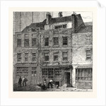 Pope's House Plough Court Lombard Street 1860 London by Anonymous