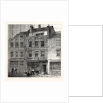 Pope's House Plough Court Lombard Street 1860 London by Anonymous