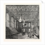 Interior of Merchant Taylors' Hall London by Anonymous