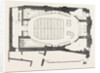 Ground Plan of the Modern Church of St. Martin Outwich Demolished 1874 London by Anonymous