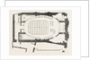 Ground Plan of the Modern Church of St. Martin Outwich Demolished 1874 London by Anonymous