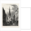 St. Antholin's Church Watling Street 1868 London by Anonymous
