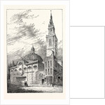 Exterior of St. Stephen's Walbrook in 1700 London by Anonymous