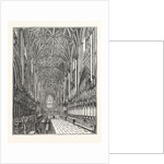 Interior of the Choir of York Minster by Anonymous