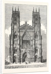 West Front of York Minster by Anonymous
