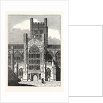 West Front of Bath Abbey-Church by Anonymous