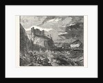 View of Tantallon Castle with the Bass Rock in the Distance by Anonymous
