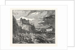 View of Tantallon Castle with the Bass Rock in the Distance by Anonymous