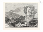 Iceland: View of a Geyser or Hot Fountain by Anonymous