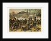 From the Battle at Mont Valerien on the 19th of January; the First Compagnie of the 5th Battalion of Gorlitzer Hunters Defends La Bergerie by Anonymous