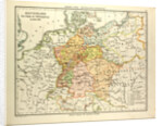 Map of Germany in 1813 by Anonymous
