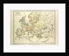 Map of Europe in 1400 by Anonymous