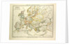 Map of Europe in 1400 by Anonymous