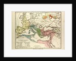 Map of the Roman Empire in the 4th and 5th Centuries A.D. by Anonymous
