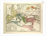 Map of the Roman Empire in the 4th and 5th Centuries A.D. by Anonymous