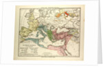 Map of the Roman Empire in the 4th and 5th Centuries A.D. by Anonymous