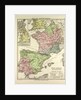 Map of Western Europe and the Roman Empire by Anonymous