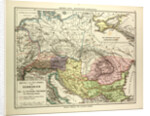 Map of Central and Eastern Europe During the Roman Empire by Anonymous