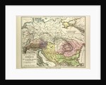 Map of Central and Eastern Europe During the Roman Empire by Anonymous