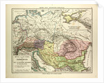 Map of Central and Eastern Europe During the Roman Empire by Anonymous
