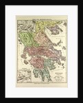 Old Map of Greece by Anonymous