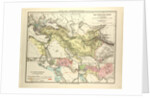Map of the Persian Empire and the Empire of Alexander the Great by Anonymous