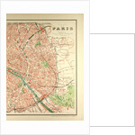 Map of Paris by Anonymous