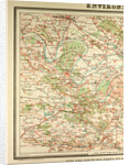 Map of Paris and Its Vicinity by Anonymous