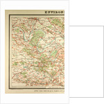 Map of Paris and Its Vicinity by Anonymous