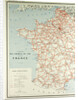 Map of French Railway Lines by Anonymous