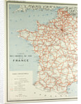 Map of French Railway Lines by Anonymous
