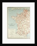 Map of French Railway Lines by Anonymous