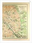 Map of the Monuments in Paris by Anonymous
