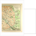 Map of the Monuments in Paris by Anonymous