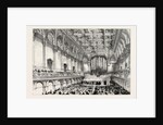The New Town Hall at Portsmouth: Ceremony in the Grand Hall, the Prince of Wales Declaring the Building Open, UK by Anonymous