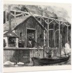 The Newfoundland Fisheries Question: British Fishing Room on the French Shore, Canada by Anonymous