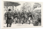 The Military Exhibition: The Pipers of the Argyle and Sutherland Highlanders Parading the Grounds by Anonymous