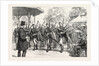 The Military Exhibition: The Pipers of the Argyle and Sutherland Highlanders Parading the Grounds by Anonymous
