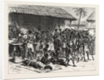 The Ashanti War: Ashantees Buying Muskets with Gold Dust at Assinee, Ghana by Anonymous