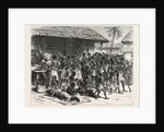 The Ashanti War: Ashantees Buying Muskets with Gold Dust at Assinee, Ghana by Anonymous