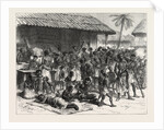 The Ashanti War: Ashantees Buying Muskets with Gold Dust at Assinee, Ghana by Anonymous