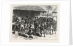 The Ashanti War: Ashantees Buying Muskets with Gold Dust at Assinee, Ghana by Anonymous