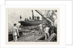 The Naval Manoeuvres: Out Torpedo Boat Whilst Under Way, on Board an Ironclad, Maritime by Anonymous