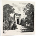 The Burning of the Alhambra at Granada: The Gate of Justice, Andalusia, Spain by Anonymous