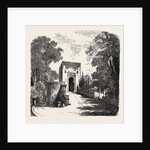 The Burning of the Alhambra at Granada: The Gate of Justice, Andalusia, Spain by Anonymous