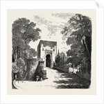 The Burning of the Alhambra at Granada: The Gate of Justice, Andalusia, Spain by Anonymous