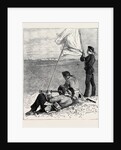 Sketches at the Autumn Manoeuvres: Party Practising for Signalling from Outpost to Field Telegraph by Anonymous